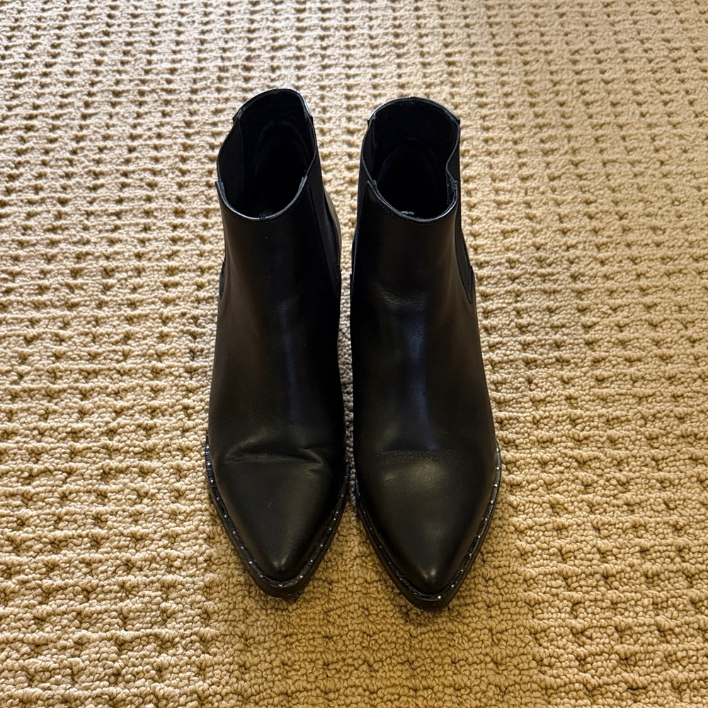 Freda Salvador Black Ankle Boots